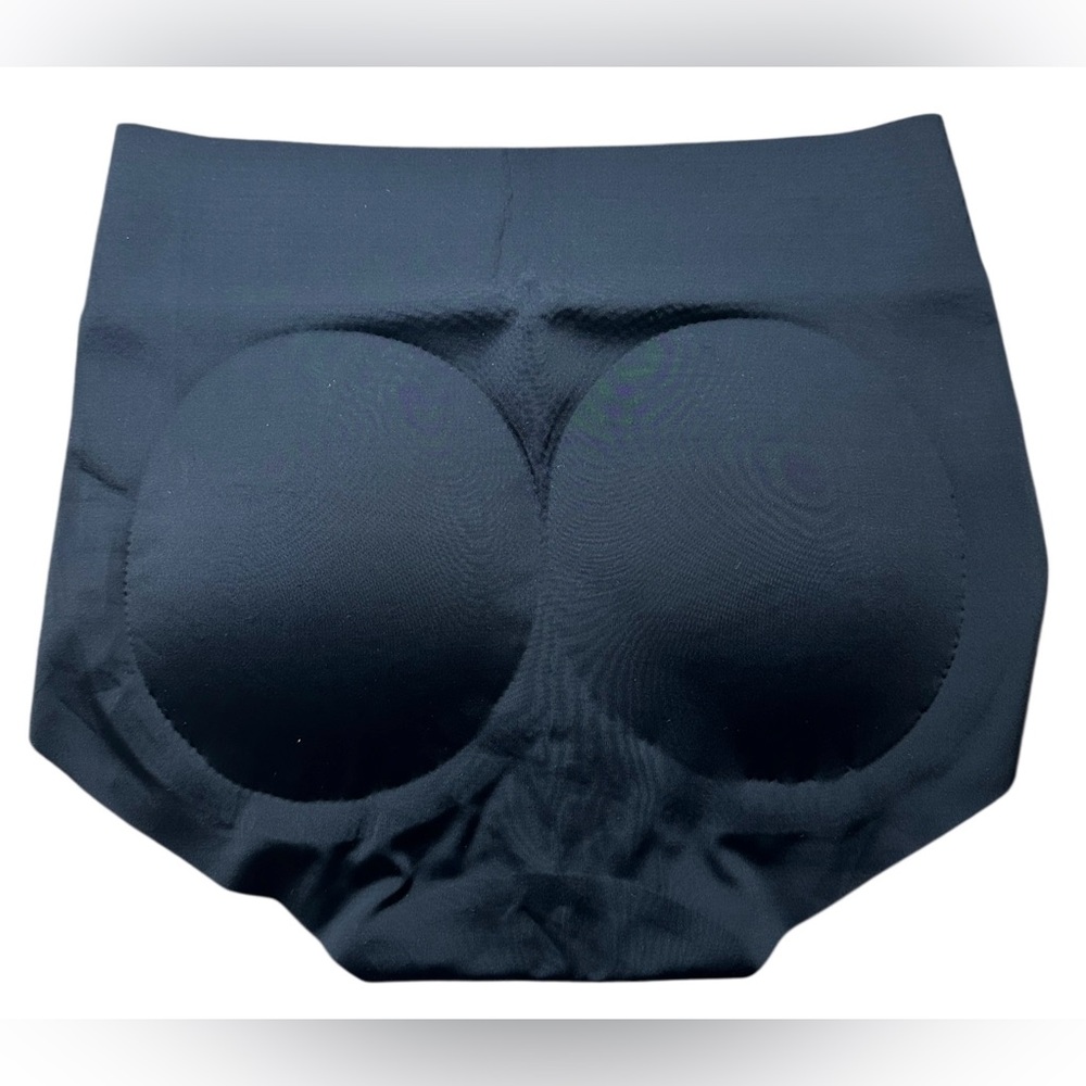 Padded Butt-Lifter Black Panties Unisex Black Size Large New